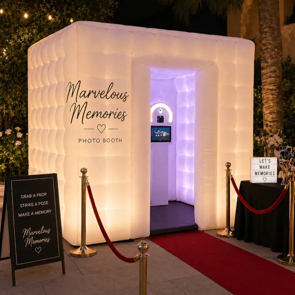 marvelous memories enclosed booth
